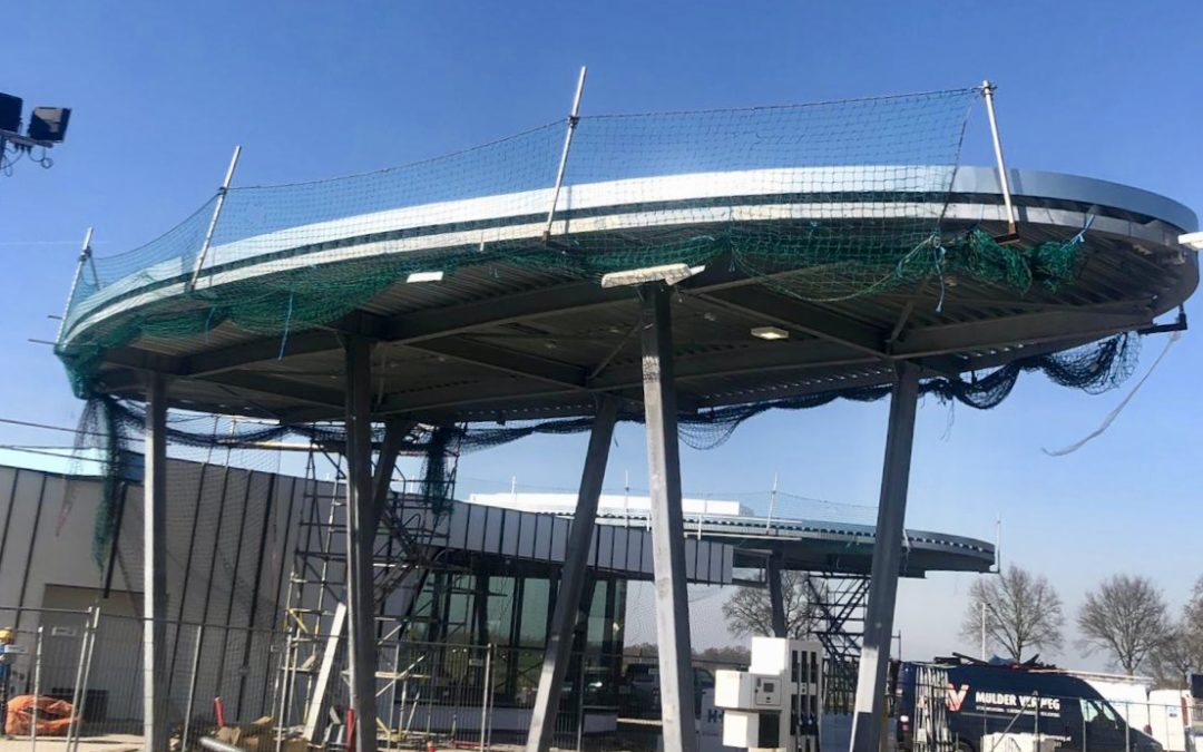 Project dakbedekking nieuwbouw AVIA tankstation Enter